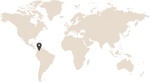 world map cafe origin colombie