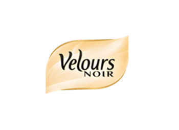 logo velours noir