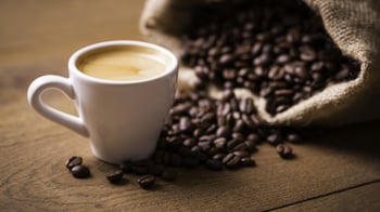 cup coffee beans
