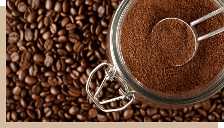 Café soluble et en grains