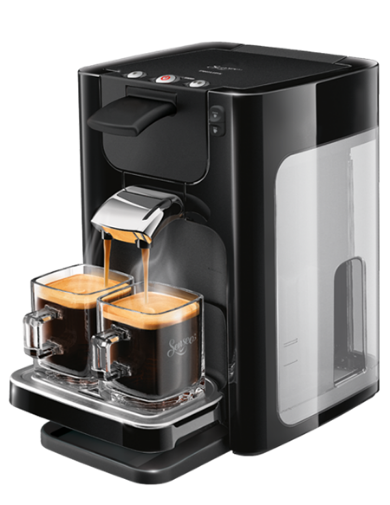 Machine à café à dosettes Senseo® Quadrante noire